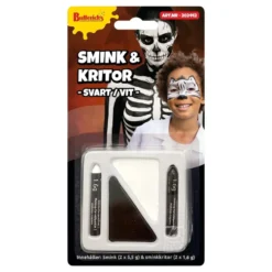 Smink & Kritor Svart/Vit