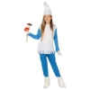 Smurf Klänning Barn Maskeraddräkt