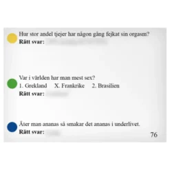Snacka Sex Frågespel