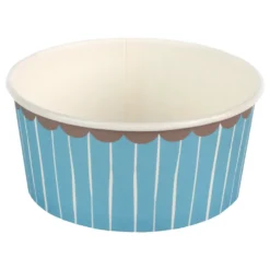 Snacksbägare Blå/Brun