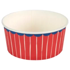 Snacksbägare Röd/Blå