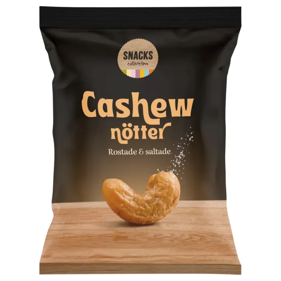 Snacks Cashewnötter Rostade & Saltade