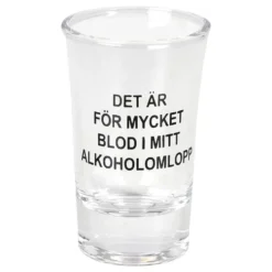 Snapsglas Alkoholomlopp