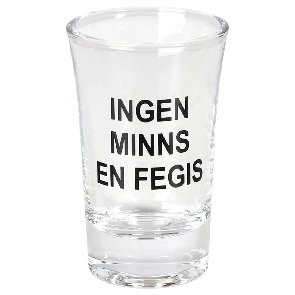 Snapsglas Ingen Minns en Fegis