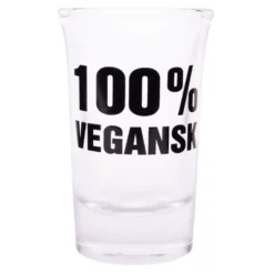 Snapsglas med Text