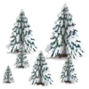 Snötäckta Granar 3D Bordsdekoration