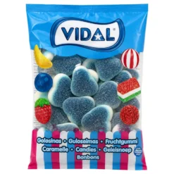Sour Giant Blue Raspberry Heart Storpack