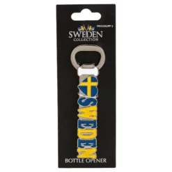 Souvenir Kapsylöppnare Magnet Sweden