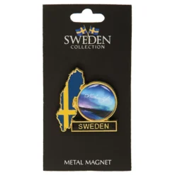 Souvenir Kylskåpsmagnet Sweden Northern Lights