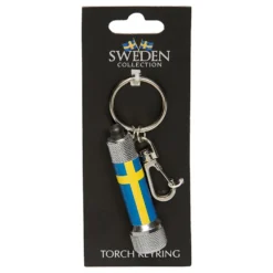 Souvenir Nyckelring Lampa Sweden