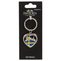 Souvenir Nyckelring Sweden City
