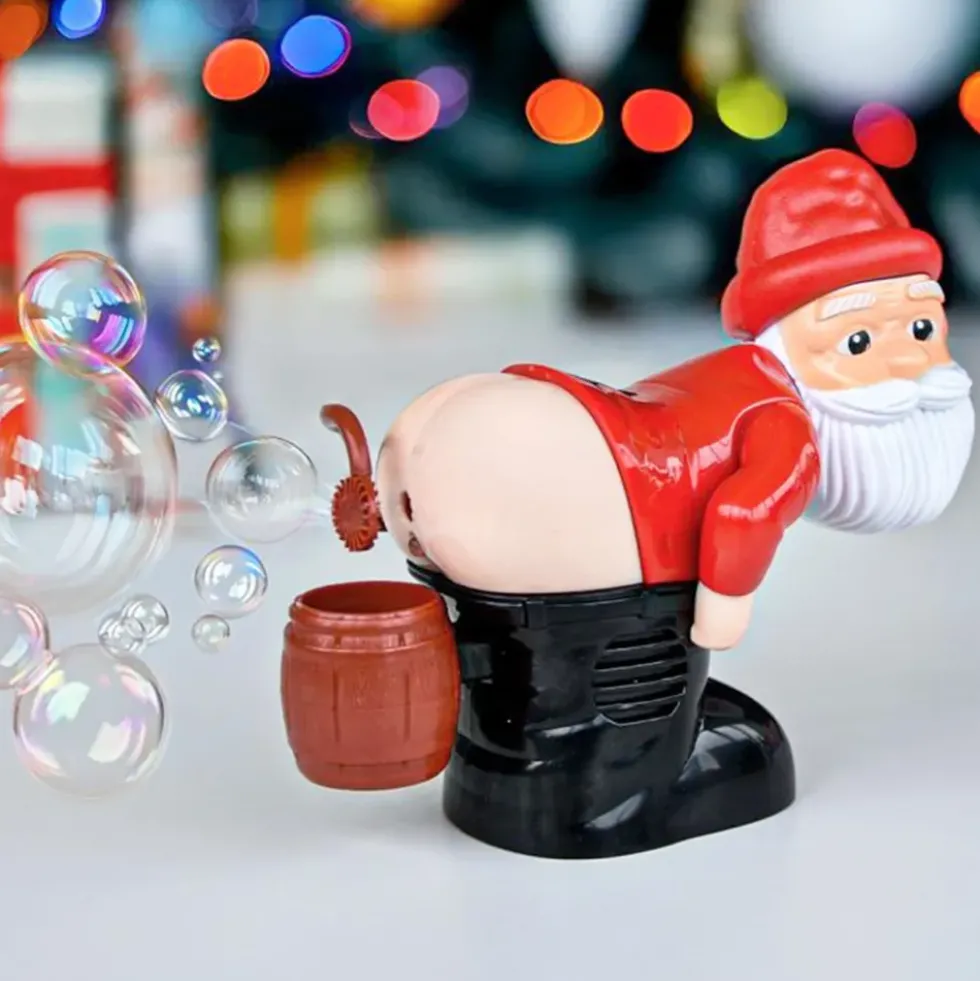 Såpbubbelmaskin Tomte
