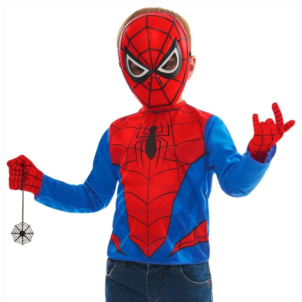 Spider-Man Maskeradkit för Barn Presentbox