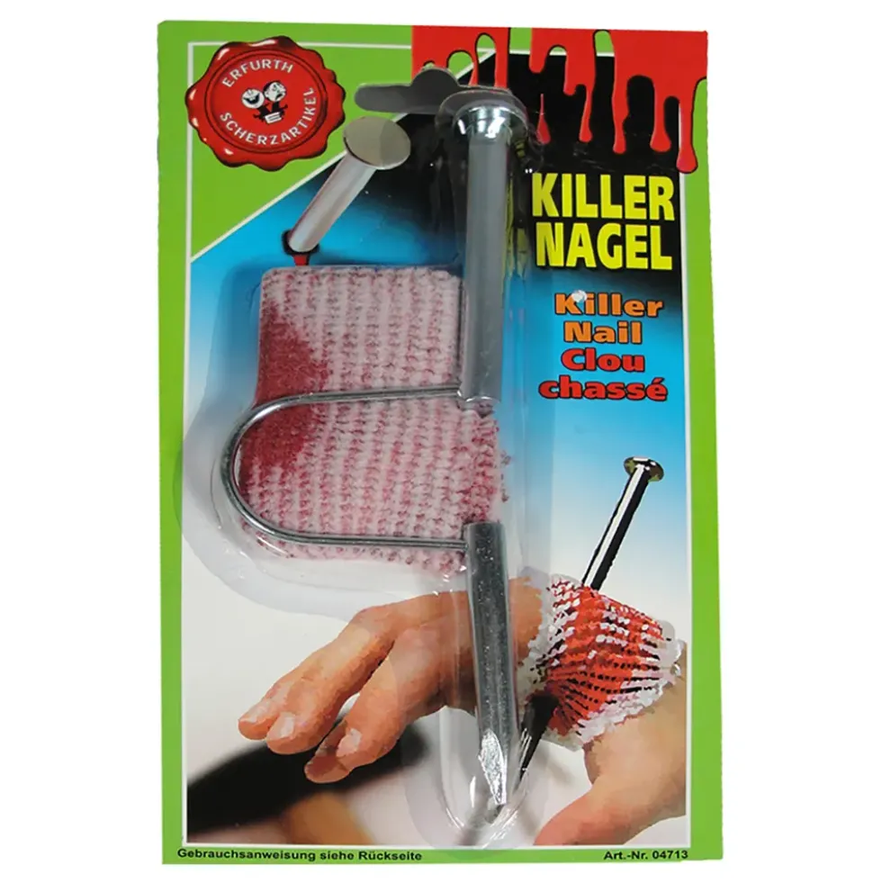 Spik Genom Hand Skämtprodukt