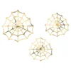 Spindelnät Guld Metallic Dekoration