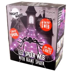 Spindelnät LED med Spindel