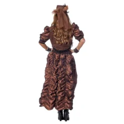 Steampunk Dam Deluxe Maskeraddräkt