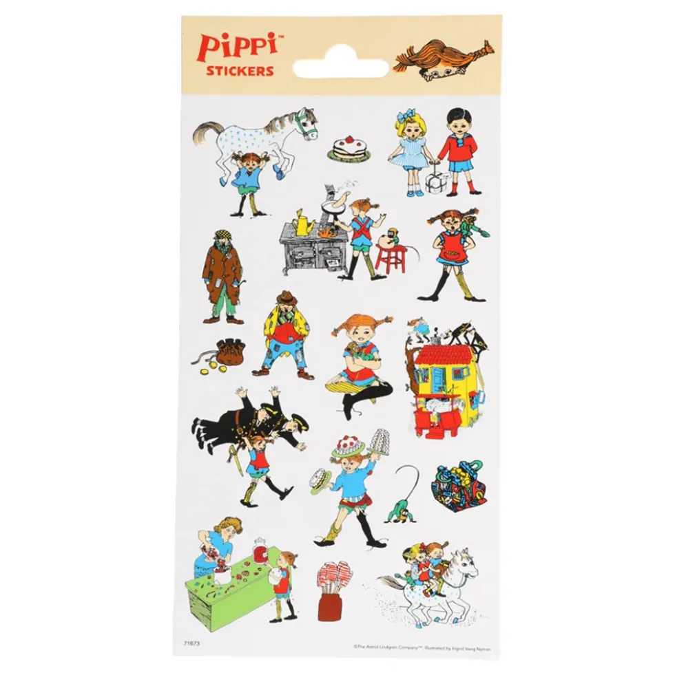 Stickers Pippi Långstrump