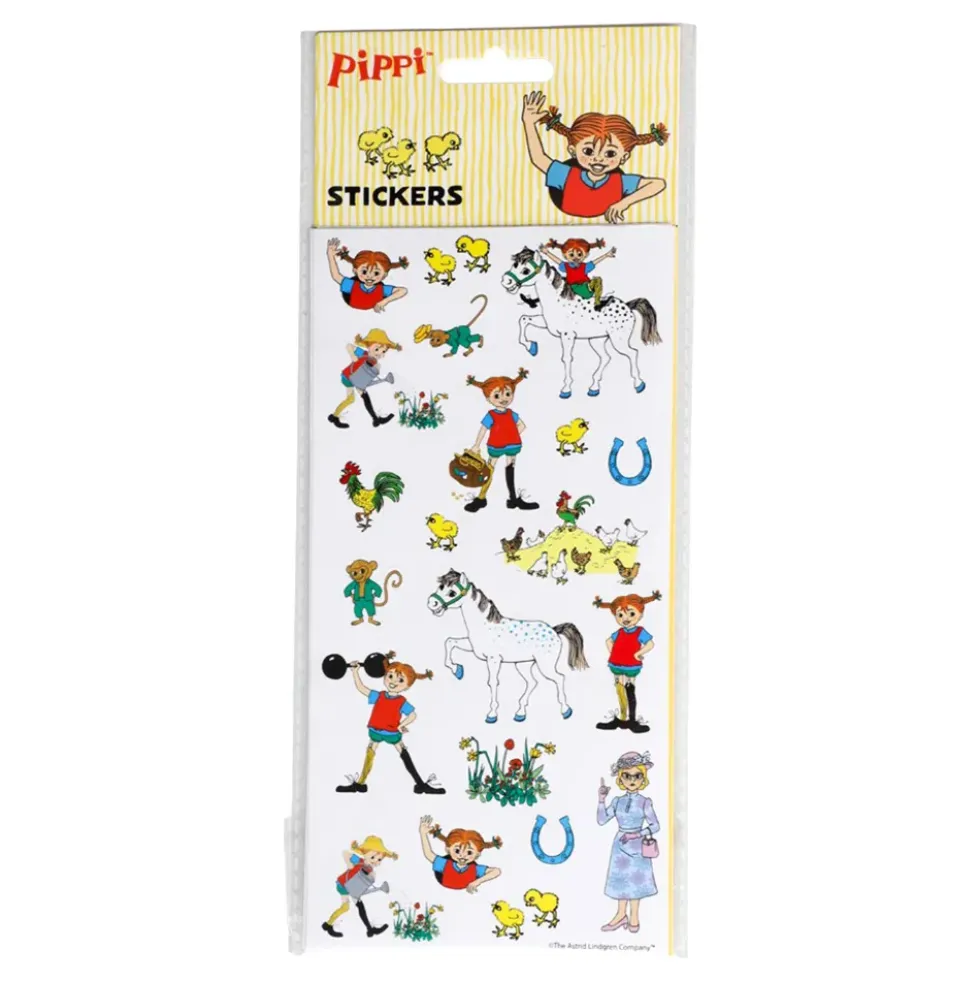 Stickers Påsk Pippi Långstrump