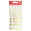 Stickerstjärnor Guld Metallic
