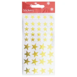 Stickerstjärnor Guld Metallic