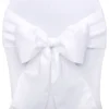 Stolsrosetter i Satin Vita