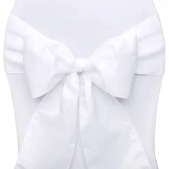 Stolsrosetter i Satin Vita