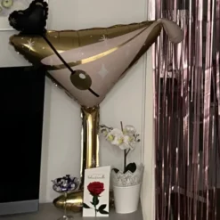 Stor Folieballong Martini Glas
