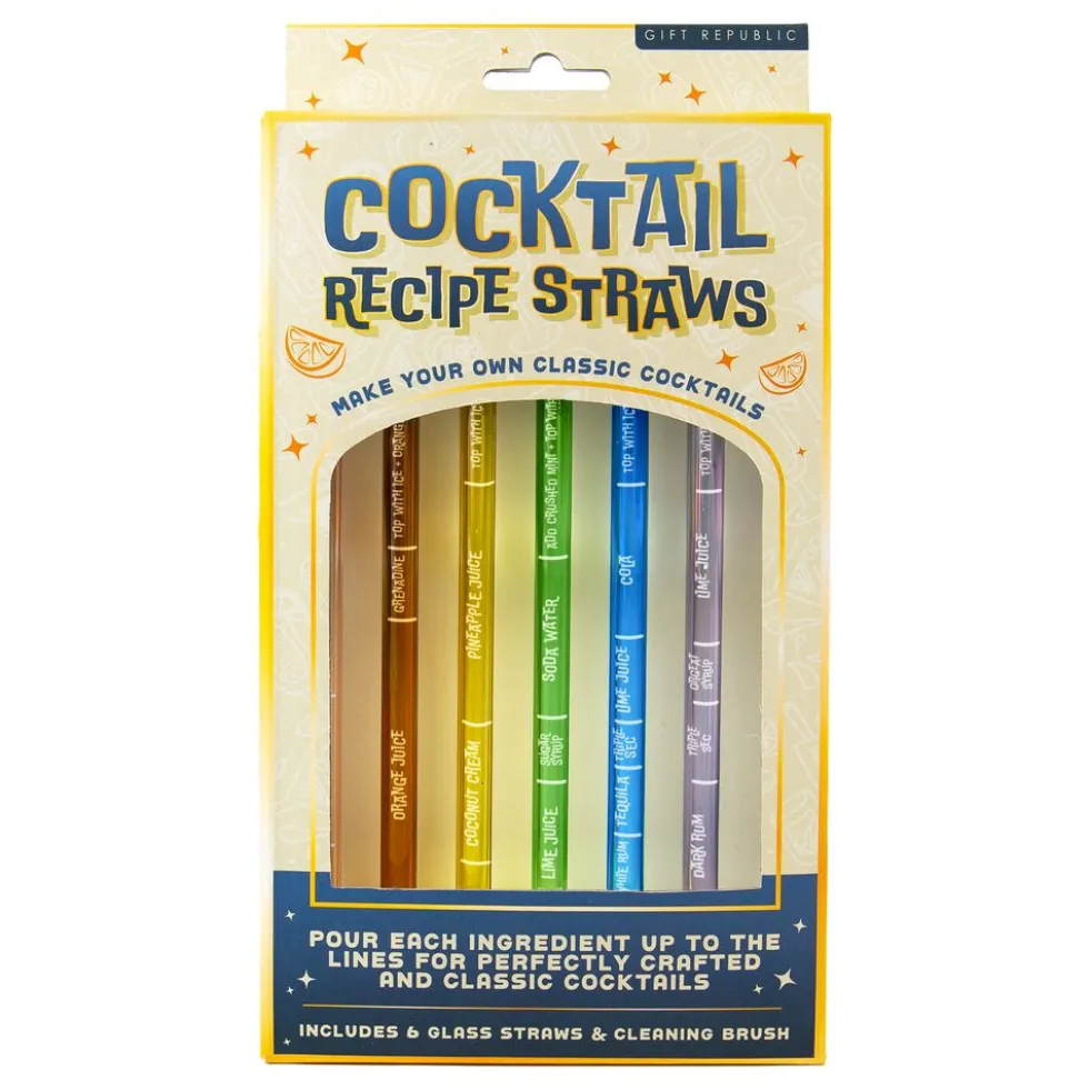 Sugrör i Glas med Drinkrecept