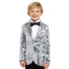 Suitmeister Boys Paljettkavaj Silver