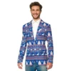 Suitmeister Christmas Blue Nordic Kavaj