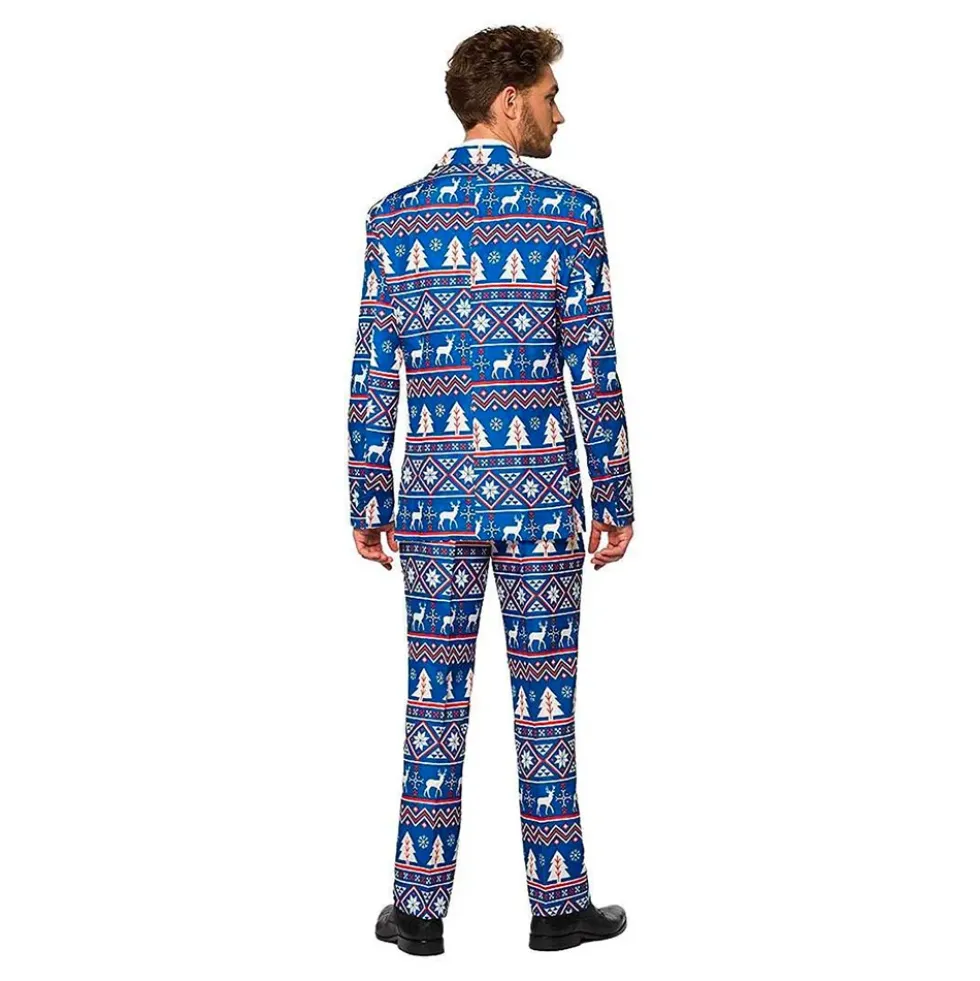 Suitmeister Christmas Blue Nordic Kostym