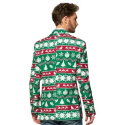 Suitmeister Christmas Green Nordic Kavaj