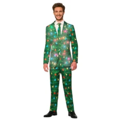 Suitmeister Christmas Green Tree Light Up Kostym