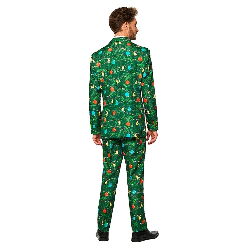 Suitmeister Christmas Green Tree Light Up Kostym