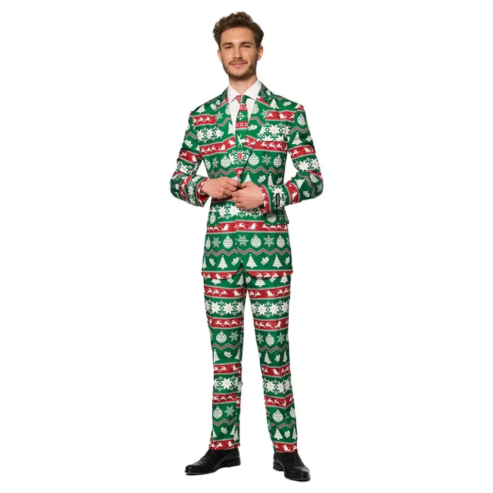 Suitmeister Christmas Green Nordic Kostym
