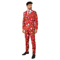 Suitmeister Christmas Red Icons Light Up Kostym