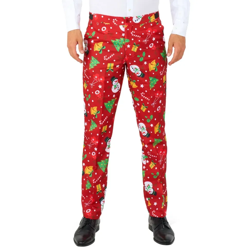 Suitmeister Christmas Red Icons Light Up Kostym