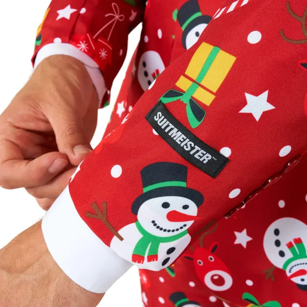 Suitmeister Christmas Red Icons Light Up Kostym