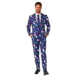 Suitmeister Christmas Snowman Blå Kostym