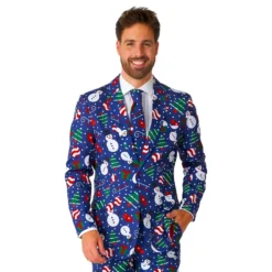 Suitmeister Christmas Snowman Blå Kostym