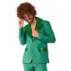 Suitmeister Disco Grön Kostym