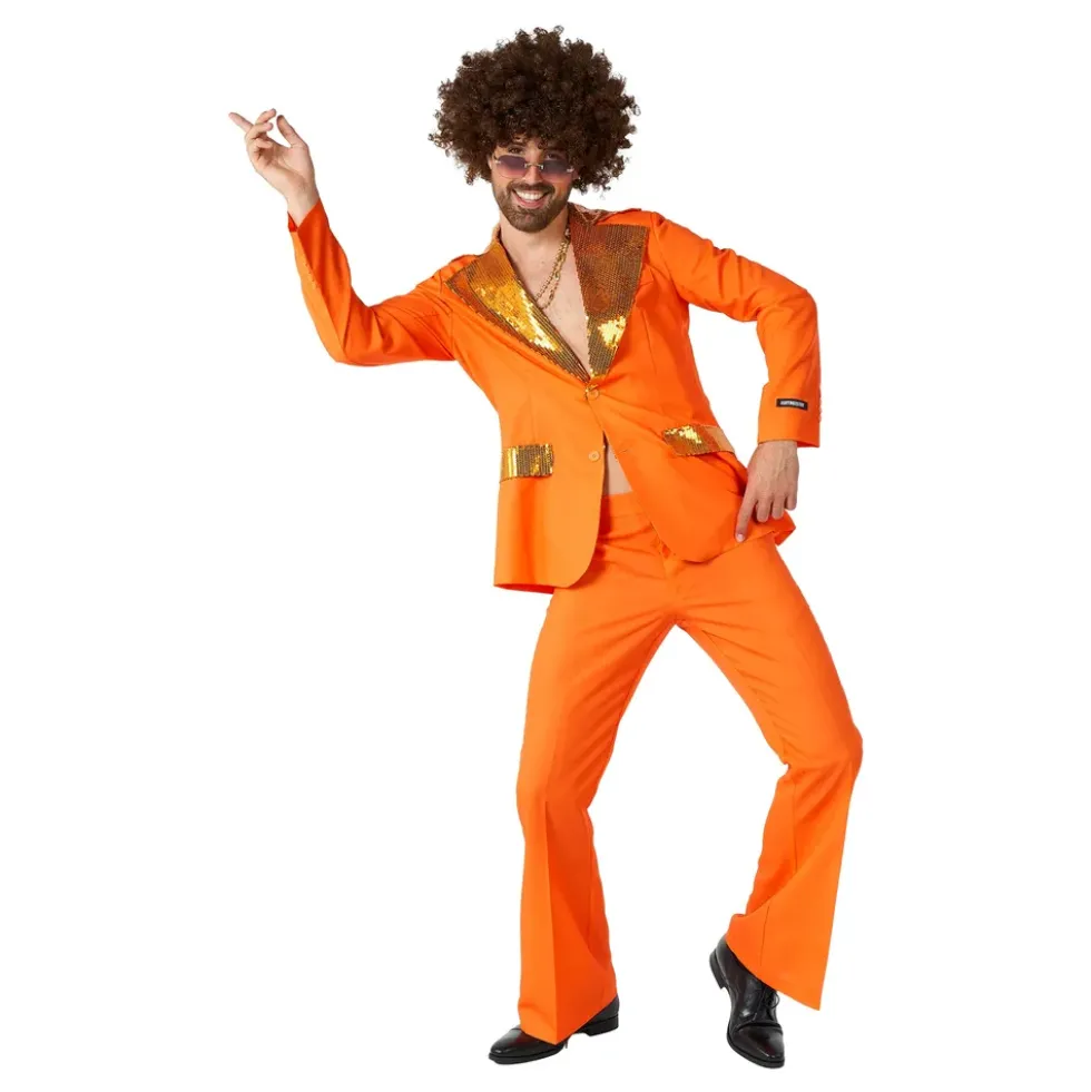 Suitmeister Disco Orange Kostym