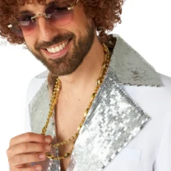 Suitmeister Disco Vit Kostym