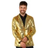 Suitmeister Paljettkavaj Guld