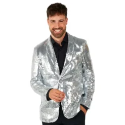 Suitmeister Paljettkavaj Silver