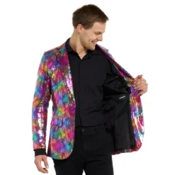 Suitmeister Rainbow Paljettkavaj