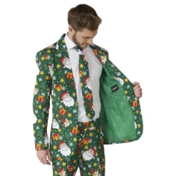 Suitmeister Santa Elves Grön Kostym