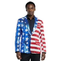 Suitmeister Stars & Stripes Paljettkavaj