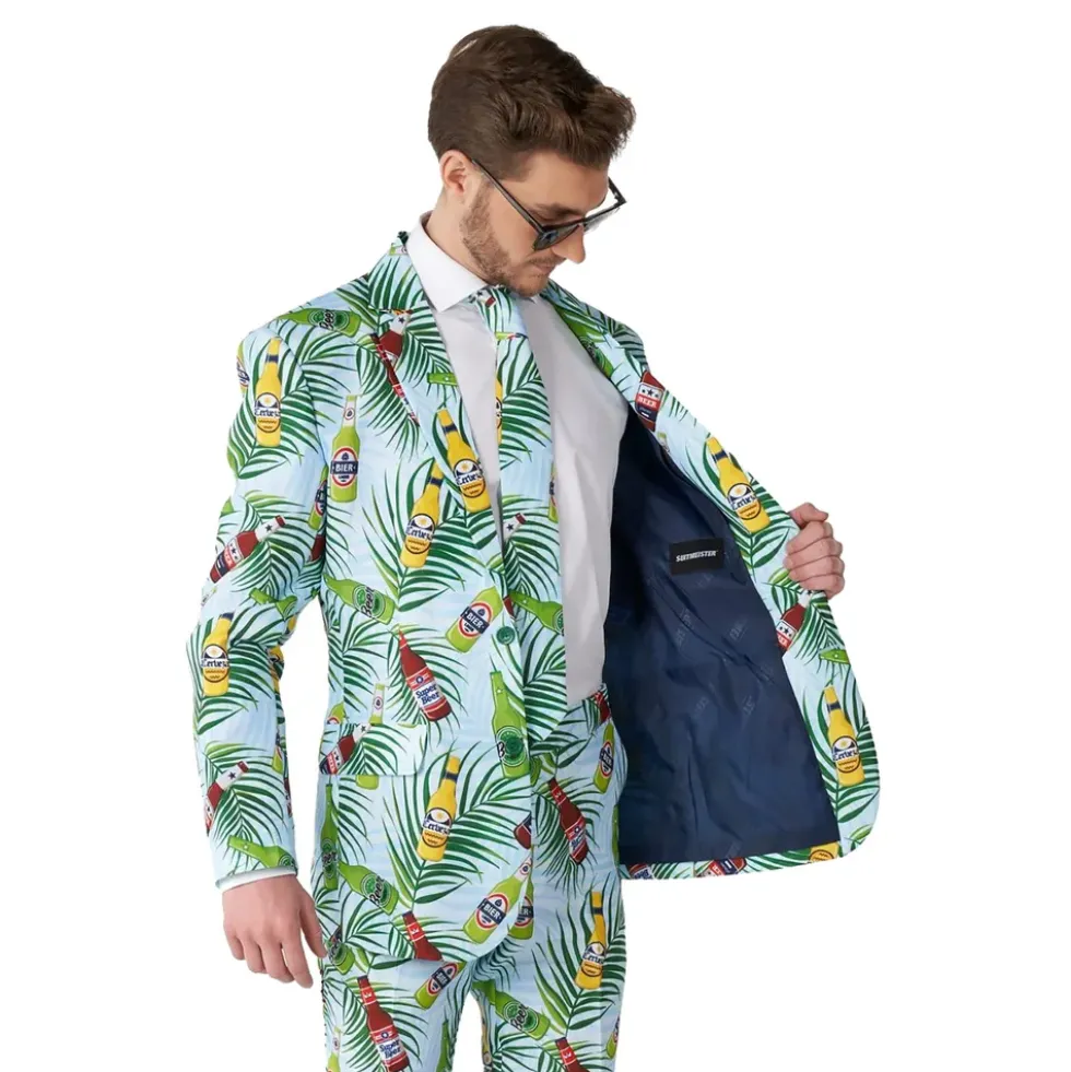 Suitmeister Tropical Beers Blue Kostym